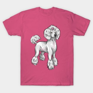 Fabulous White Standard Poodle Dog T-Shirt